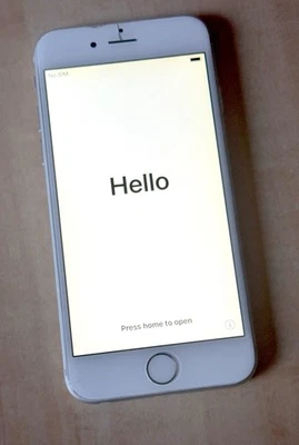 Apple iPhone 6 64GB Silver Works Needs New Battery Good Cosmetic Cond. - AS IS - Image 1 of 4