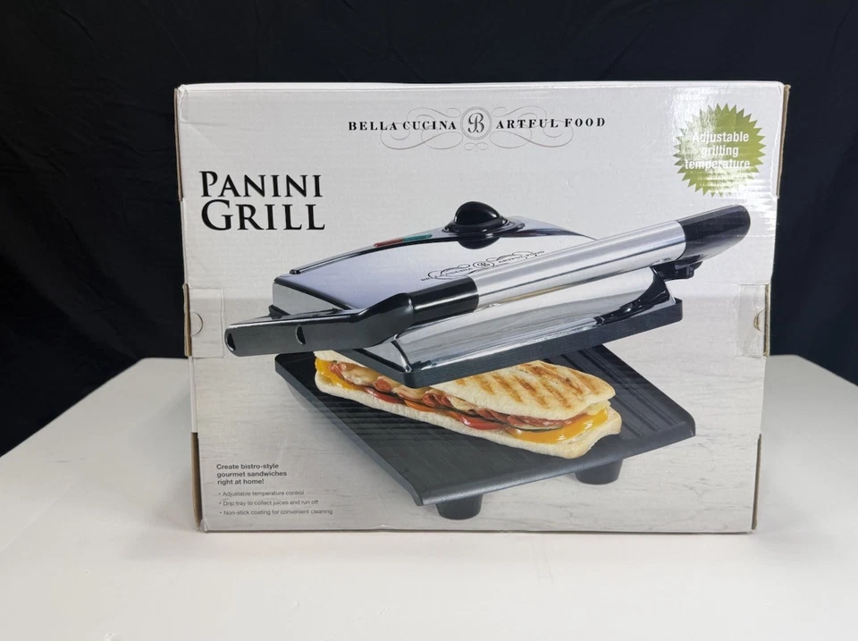 Bella Cucina Artful Food Panini Grill Artículo #13267 Foto 1 de 4
