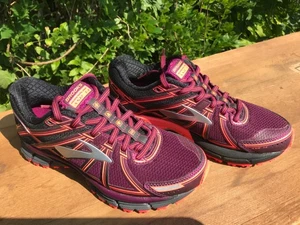Brooks Adrenaline ASR 14 purple running shoes sneakers women's sz 6......e - Picture 1 of 8