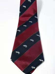 RARE Atkinsons Equestrian Horse Design Men's Silk Neck Tie Silk Made In UK - Picture 1 of 8