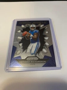 2023 PANINI PRIZM SP RC ANTHONY RICHARDSON PRIZM BREAK SILVER PRIZM RC!! #1 PICK - Picture 1 of 1