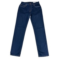Aviator USA Travel Jeans Straight Fit Stretch Mens Size 33x35 Dark Indigo Denim