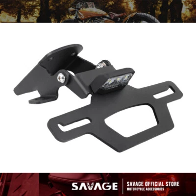 For Kawasaki Ninja ZX6R ZX636 2024 2025 Foldable Fender Eliminator License Plate - Image 1 of 4