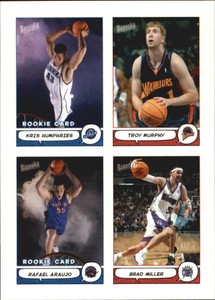 2004-05 Bazooka 4-on-1 Stickers #28 Humphries/Murphy/Rafael Araujo/Brad Miller