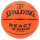 Spalding React TF-250 Indoor-Outdoor Basketball orange Gr 7