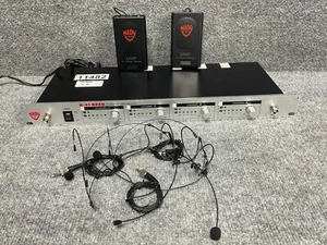 Nady U-41 QUAD 4-Channel UHF Wireless Mic Receiver ๐ค๐๏ธ For PA Systems โ Black - Picture 1 of 17