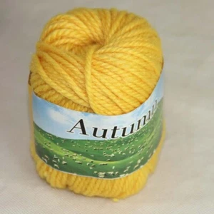 Sale new soft warm 1 BallX50g Chunky Thick Wool Hand Knitting Yarn 216 Banana - Picture 1 of 22