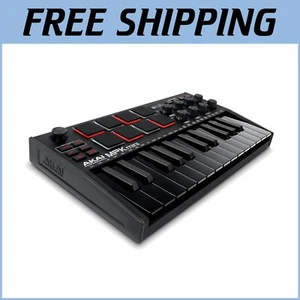 Premium 25 Key MIDI Keyboard Controller with 8 Drum Pads & Production Software - Picture 1 of 14