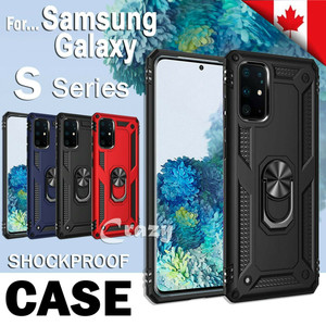 For Samsung Galaxy S10 Plus S9 S10e Shockproof 360 Magnetic Ring Case Cover