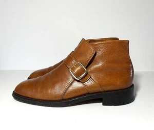 Florsheim The Royal Imperial Boot Men's Sz 10 C Monk Strap Honey Gold Vintage - Picture 1 of 9