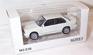 BMW M3 E30 1986 in White 1-43 scale new in box Norev - Picture 1 of 1