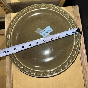 Sheffield Granada Set of 3 Dinner Plates Green Vintage MCM Retro USA 8" - Picture 1 of 4