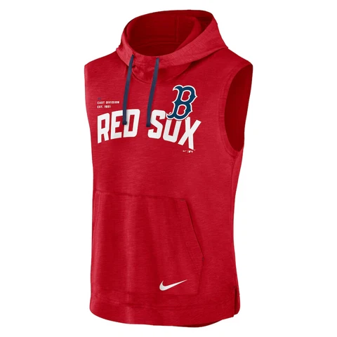 Boston Red Sox Nike Athletic Sleeveless Pullover Hoodie T-Shirt 2023 MLB Men's Cover