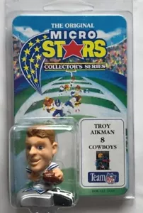 Never Opened! "Micro Stars" 1994 Season Dallas Cowboys Troy Aikman # 8. - Picture 1 of 1