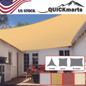 Sun Shade Sail Canopy Shelter Pergola Cover for Patio Garden Yard Backyard Lawn - Picture 1 of 20