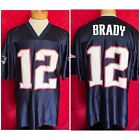 Vintage New England Patriots #12 Tom Brady Nfl Football Jersey Size Large Perfec