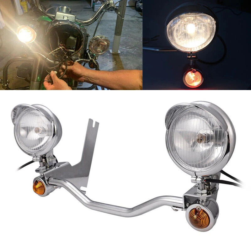 Barra de luces antiniebla de paso para Harley Electra Glide 94-13 Foto 1 de 4