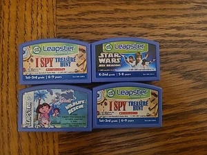 LeapFrog Leapster Dora The Explorer, I Spy Treasure Hunt x 2, Star Wars - Picture 1 of 1