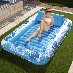 Sloosh Aufblasbare Bräunung Pool Liege Schwimmer - XL 85" x 57" Extra Große Sonnenbräune... - Bild 1 von 9