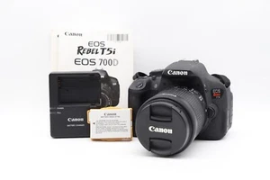 Canon EOS Rebel T5i 18.0 MP DSLR w/ EFS 18-55mm Lens Black - 950 Shots! - Picture 1 of 14