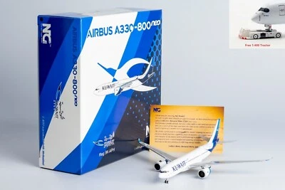 1:400 NG Models NG67001 Kuwait Airways Airbus A330-800neo 9K-APH +Free Tractor - Image 1 of 4