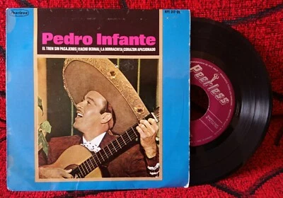 PEDRO INFANTE ** El Tren Sin Pasajeros + 3 ** ORIGINAL 1965 Spain 7" EP Single - Image 1 of 4