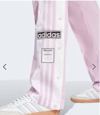 NWT Adidas Originals Adibreak Trefoil Track Pants Women’s M Snap Retro Pink - Image 1 of 4