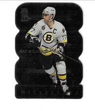 Ray Bourque 1998-99 Be A player Milestones Silver Die-cut Card # M13