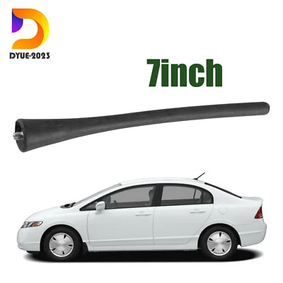 Mástil de antena de radio de goma corto de 7" apto para Honda Civic 2007 2008 2009 2010 2011 Foto 1 de 4