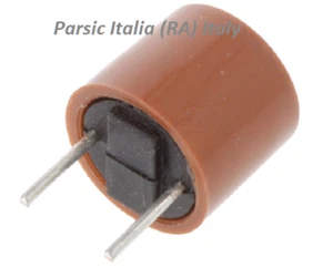 FUSIBILE MONTAGGIO PCB T 630mA 250V 2PIN TIPO RITARDATO Verticale ( = 20 PEZZI) - Imagen 1 de 4