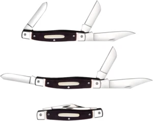 Cold Steel Ranch Boss III Stockman Folding Knife CS-FL-STKMN Faux Bone Handle - Picture 1 of 9