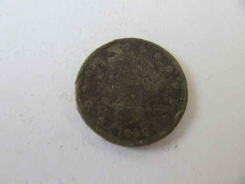 1890 V Nickel Coin (Circulated) [Possible Clip Or Damage At 11:00 O'Clock] Cover
