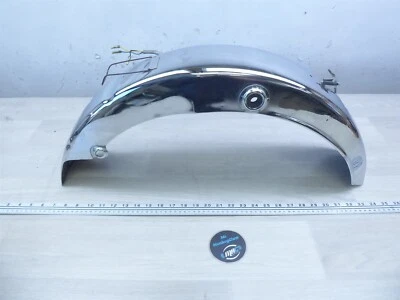 1974 Yamaha RD350 Y749) chrome rear fender guard cover - Image 1 of 4
