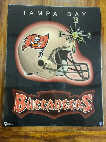 Tampa Bay Buccaneers Wood Battery Clock Cover
