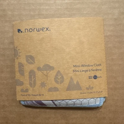 Pack de 10 mini paños para ventana Norwex nuevos Foto 1 de 2