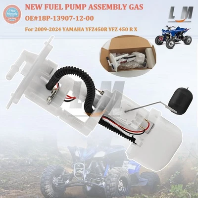 FUEL PUMP ASSEMBLY GAS 18P-13907-12-00 For 2009-2024 YAMAHA YFZ450R YFZ450RSE - Image 1 of 4
