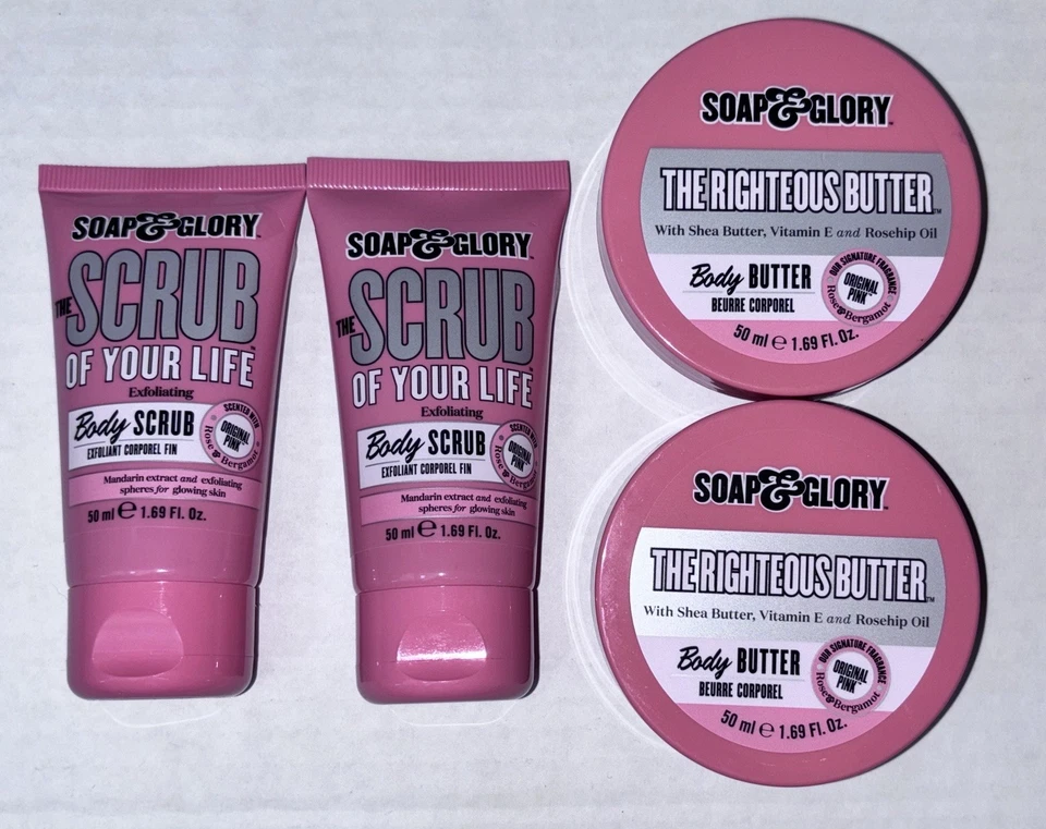 Soap & Glory Travel Size Smooth W/The Times Set 1.69 fl oz Lot Of 2 - Image 1 of 1