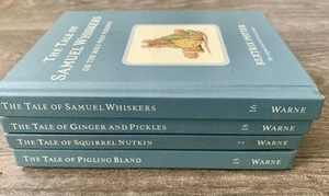 4 Beatrix Potter Books Without Dust Covers See Pics & Des For Titles - Picture 1 of 5