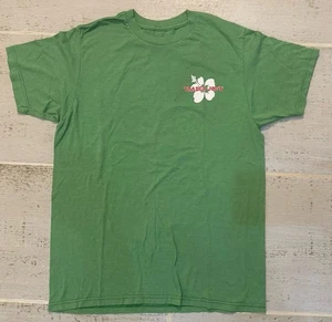Trader Joe's Hibiscus Employee Staff Crew Neck Green T-Shirt - Picture 1 of 2