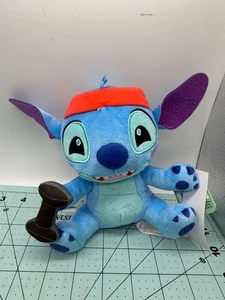 Disney Lilo & Stitch Sosteniendo Barra Pequeña 7 pulgadas Peluche Animal Solo Juega - Imagen 1 de 6