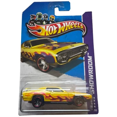 Juguete Hot Wheels 2013 Heat Fleet HW Showroom 71 Plymouth Road Runner # X1790 Foto 1 de 2