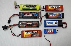 RC Car Battery Lot of 8 Traxxas Super Duty 4600 3000 Used Untested - Picture 1 of 7