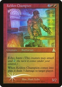 Keldon Champion - Foil - Urza's Destiny - Magic the Gathering MTG - Picture 1 of 1