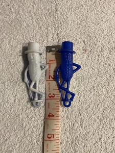 Fioriere vintage Pr anni 50 Mr. Arachidi blu/bianco bianco/blu fischietto plastica kazoo - Foto 1 di 6