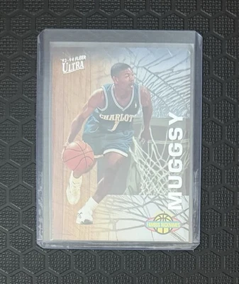 Apodos ultra famosos Fleer 1993-94 Muggsy Bogues Tyrone Bogues #2 Hornets Foto 1 de 2