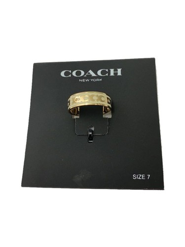 Anello Coach Taglia 7 IVO Donna 408102GLD100