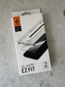 Spigen Tempered Glass Screen Protector GlasTREZ FIt iPhone 12 Pro Max 6.7 2 Pack - Picture 1 of 2