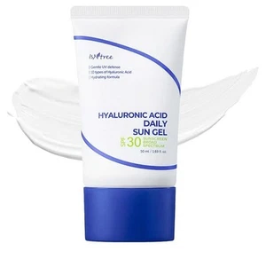 Gel solar diario de ácido hialurónico ISNTREE 50 ml, 1,69 oz | FPS 30 | coreano sin caja - Imagen 1 de 9