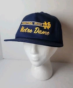 Notre Dame Fighting Irish American Needle Hat Cap Line Script Rare - Bild 1 von 6