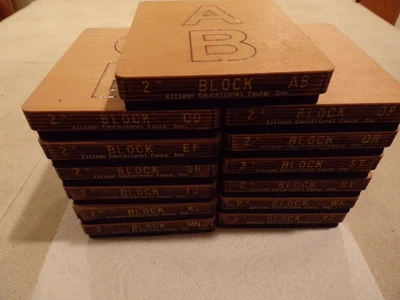 Ellison Wooden Dies, 5-7/8" x 4-7/8"  Letters A through Z - Image 1 of 4